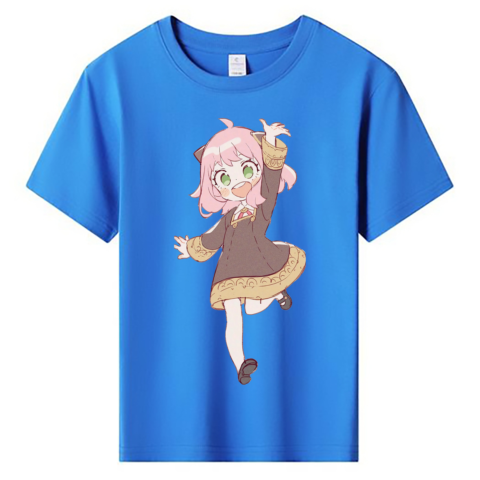 （画像用） SPY×FAMILY间谍家家酒 綿100％キッズTシャツ（フロントプリント）